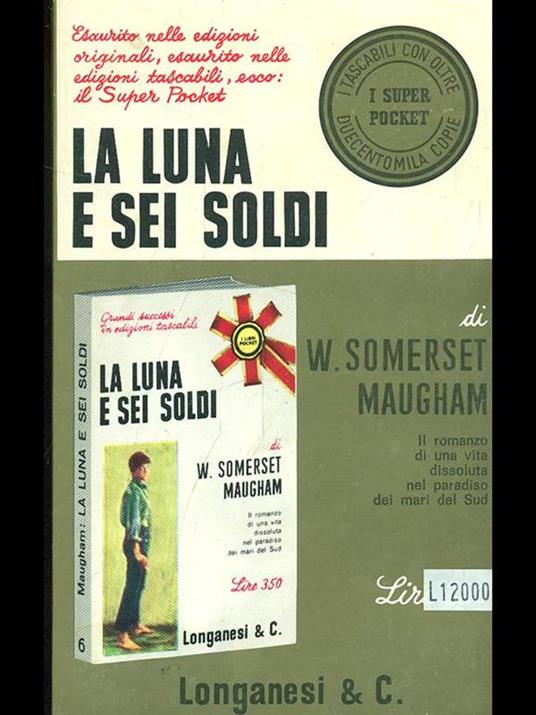 La luna e sei soldi - W. Somerset Maugham - copertina