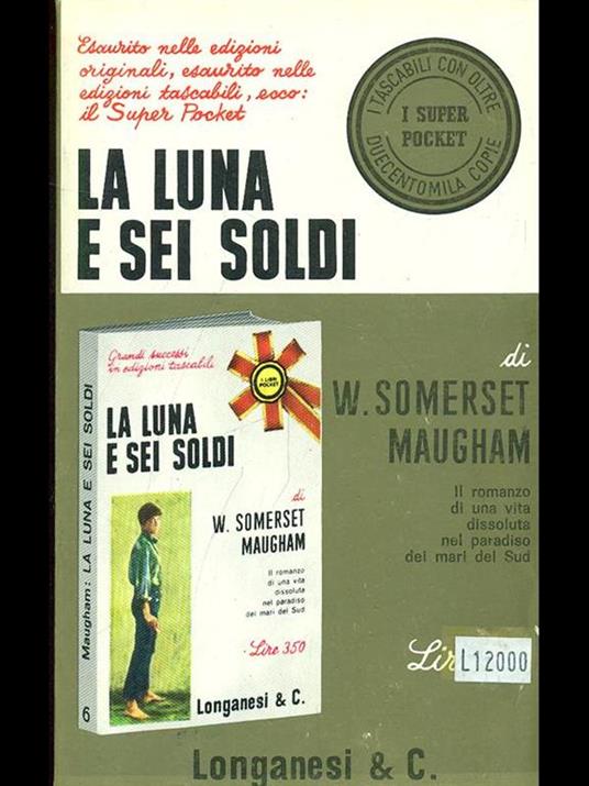 La luna e sei soldi - W. Somerset Maugham - copertina
