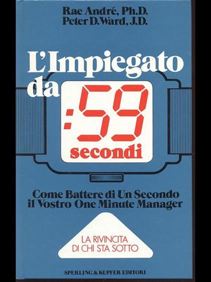 L' Impiegato da: 59 secondi - Ph. D. Rae André - copertina