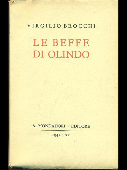 Le beffe di Olindo - Virgilio Brocchi - copertina