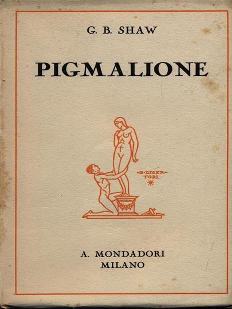 Pigmalione - George Bernard Shaw - copertina