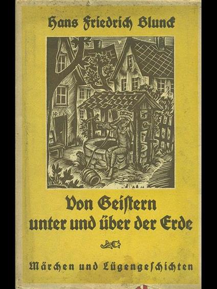 Von geistern unter und uber der erde - Hans Friedrich - copertina