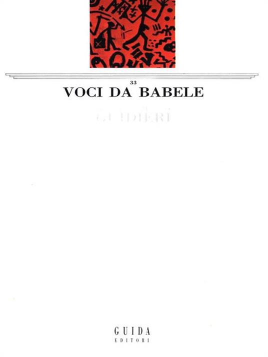 Voci da Babele - Remo Guidieri - copertina