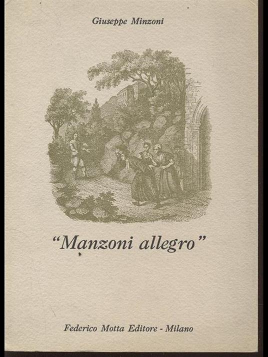 Manzoni allegro - Giuseppe Minzoni - copertina