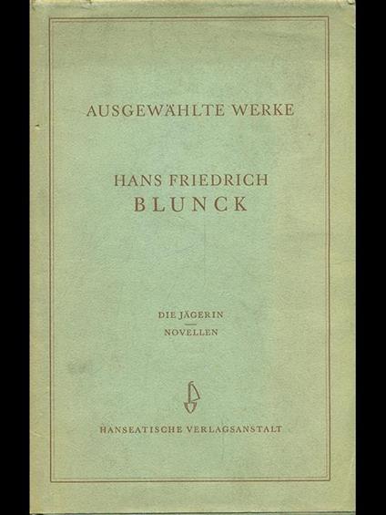 Ausgewahlte werke - Hans Friedrich - copertina
