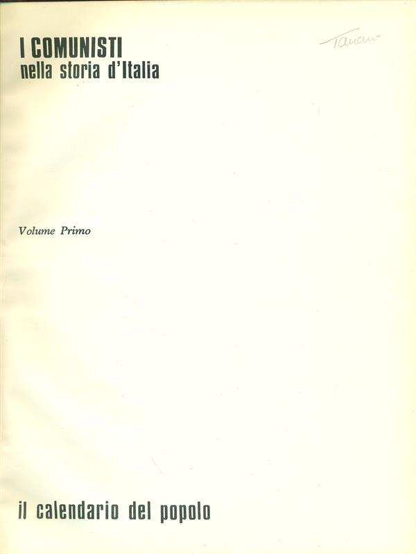 I comunisti nella storia d'Italia