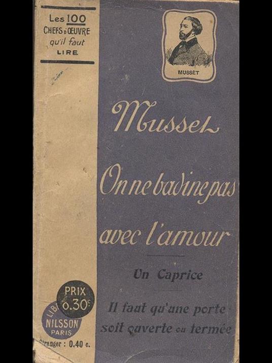 On ne badine pas avec l'Amour - copertina