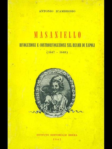 Masaniello - Antonio D'Ambrosio - copertina