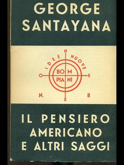 Il pensiero americano e altri saggi - copertina