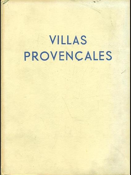 Villas provençales - André Svetchine - copertina