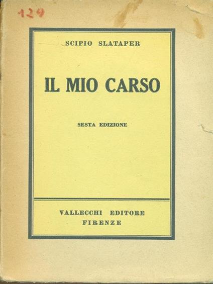 Il mio Carso - Scipio Slataper - copertina
