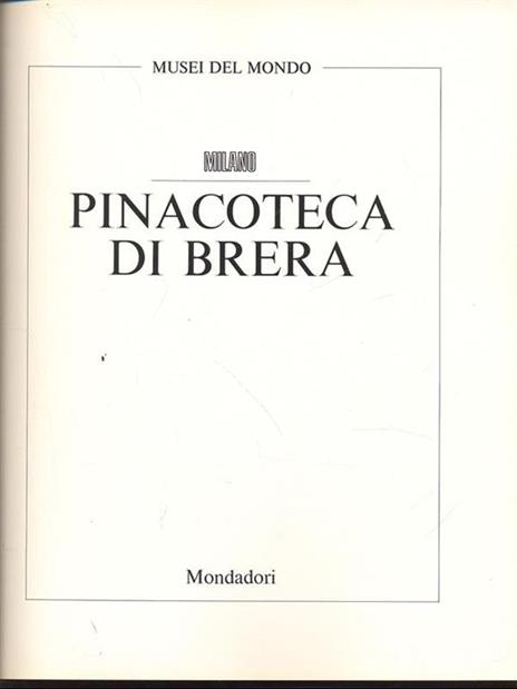 Musei del mondo. Pinacoteca diBrera Milano - 9