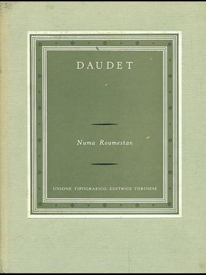 Numa Roumestan - Alphonse Daudet - copertina