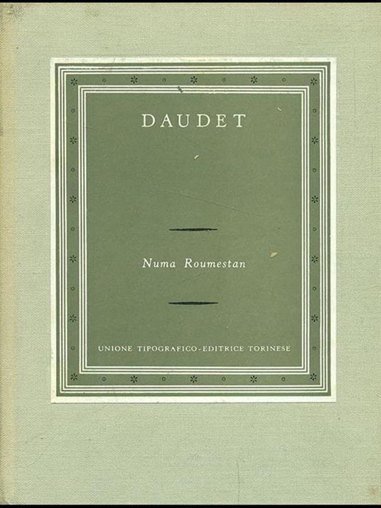 Numa Roumestan - Alphonse Daudet - copertina
