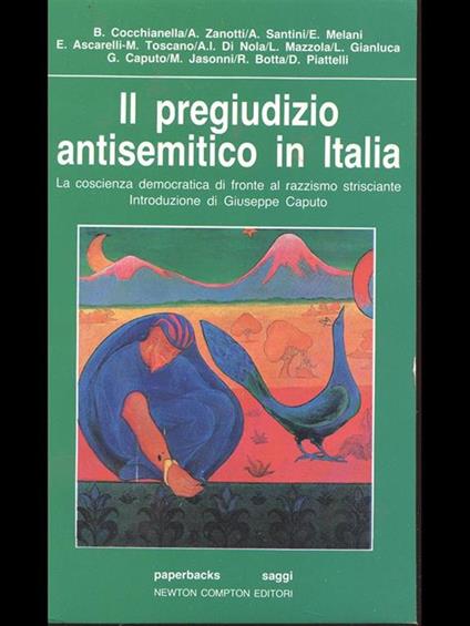 Il pregiudizio antisemitico in Italia - copertina