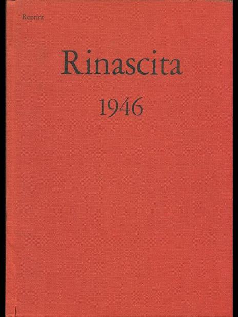 Rinascita 1946 - copertina