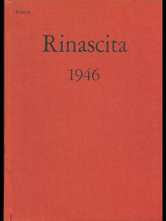 Rinascita 1946 - copertina