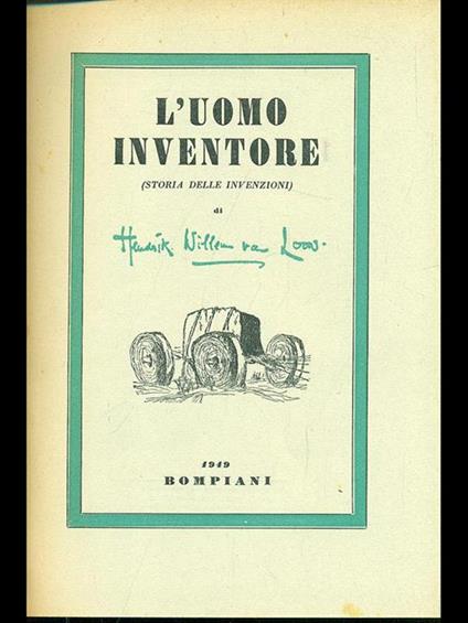 L' uomo inventore - Hendrik Willem - copertina