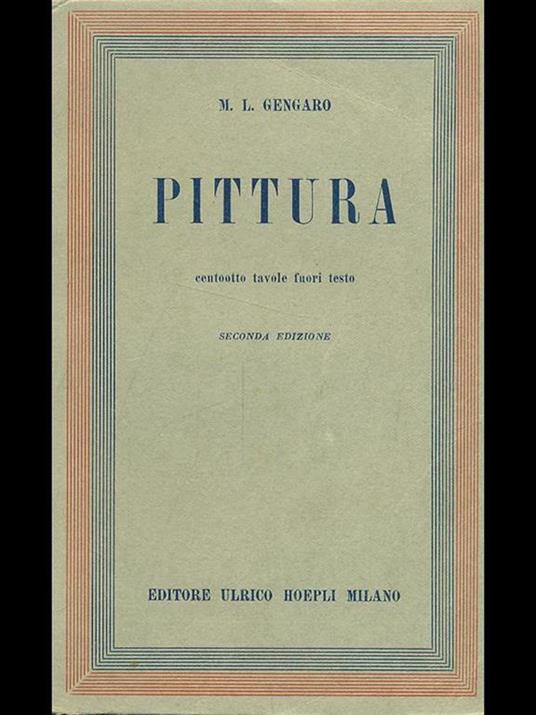 Pittura - M. Luisa Gengaro - copertina