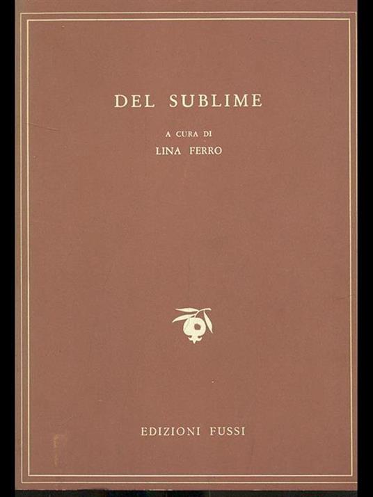 Del sublime - Lina Ferro - 2
