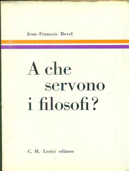 A che servono i filosofi? - copertina