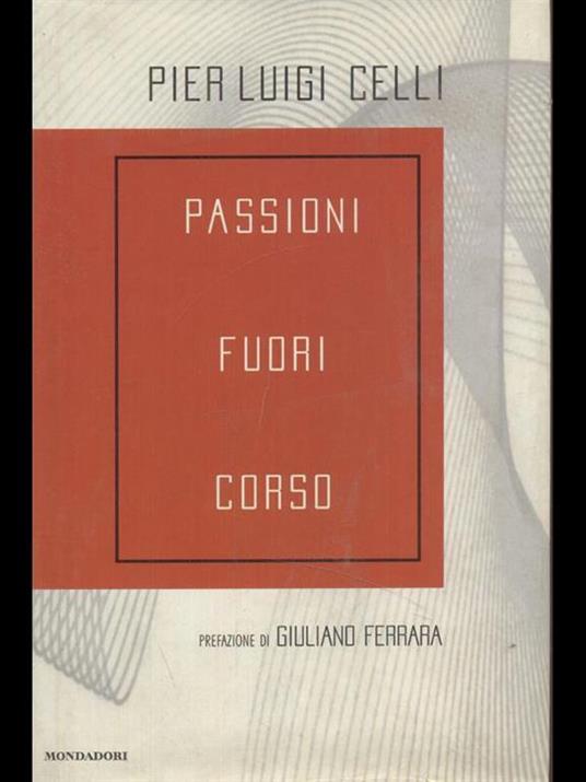 Passioni fuori corso - Pier Luigi Celli - copertina