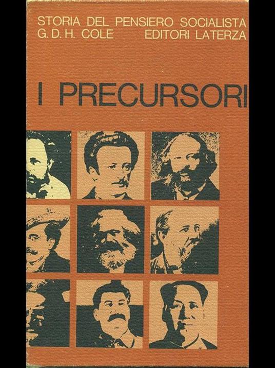 I precirsori - George Douglas Howard Cole - copertina