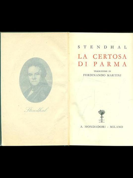 La certosa di Parma - Stendhal - copertina
