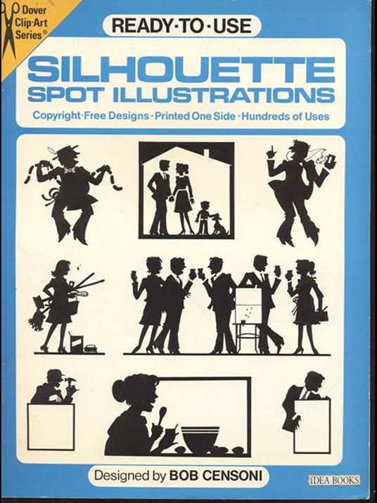 Ready to use Silhouette spot illustrations - Bob Censoni - copertina