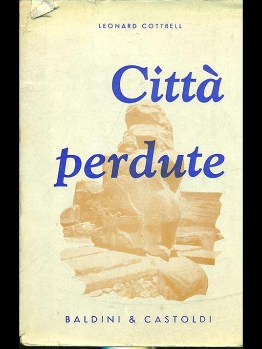 Città perdute - Leonard Cottrell - copertina