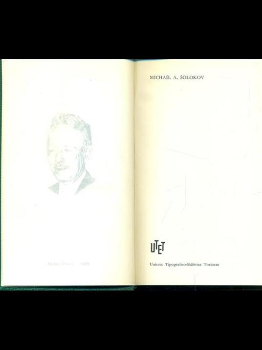 Premio Nobel 1965. Michail A.Solokov - Michail Solochov - copertina