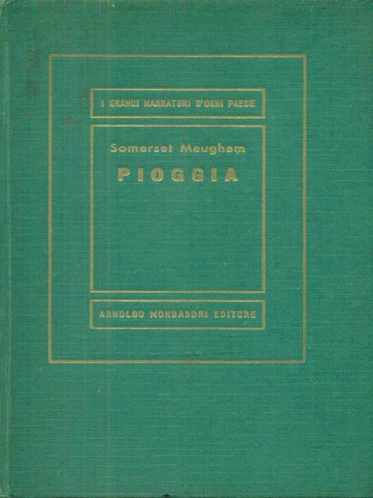 Pioggia - W. Somerset Maugham - copertina