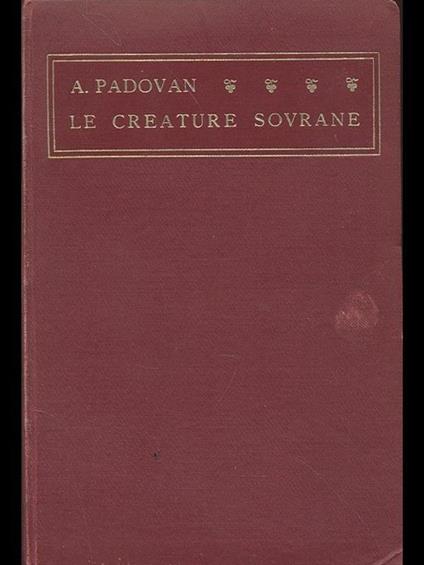Le Creature Sovrane - Adolfo Padovan - copertina