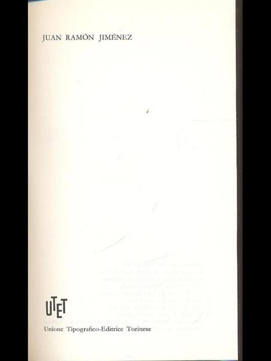 Juan Ramon Jimenez Premio Nobel 1956 - copertina