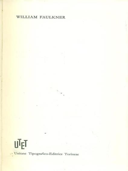 William Faulkner - William Faulkner - copertina