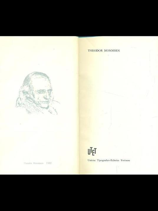 Premio Nobel 1902. Theodor Mommsen - Theodor Mommsen - copertina