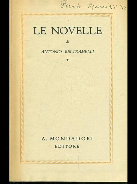 Le novelle - Antonio Beltramelli - 9