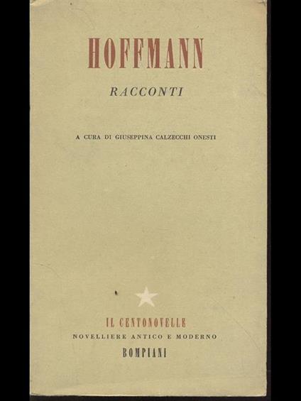 Racconti - Ernst T. Hoffmann - copertina