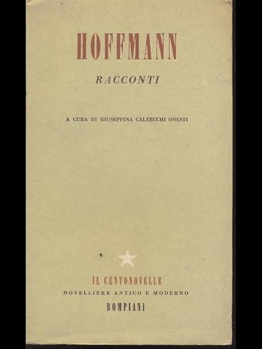Racconti - Ernst T. Hoffmann - copertina