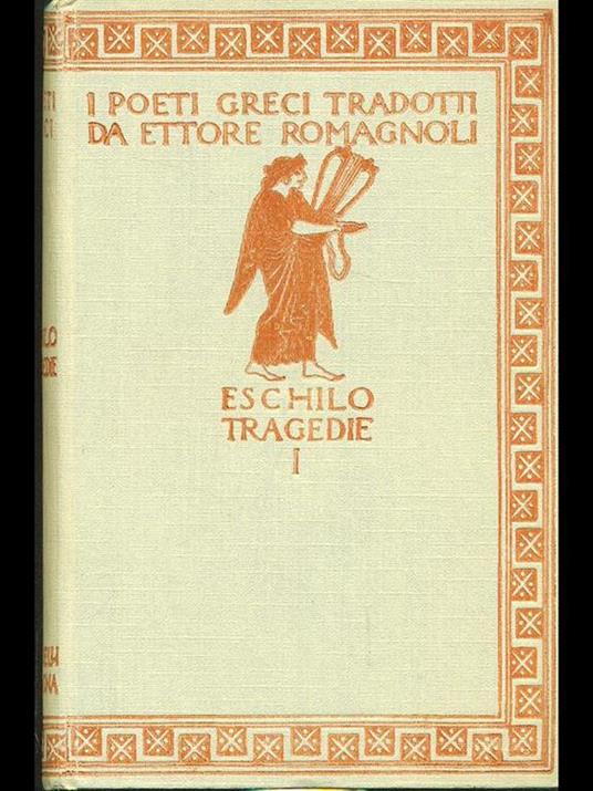 Tragedie I - Eschilo - copertina