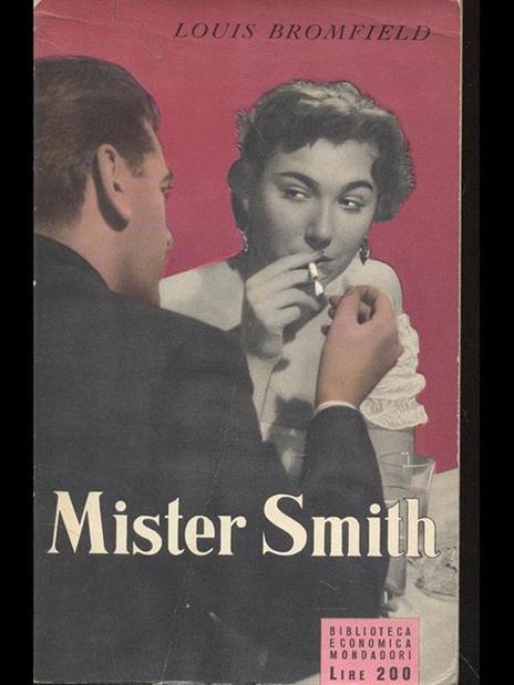Mister Smith - Louis Bromfield - copertina