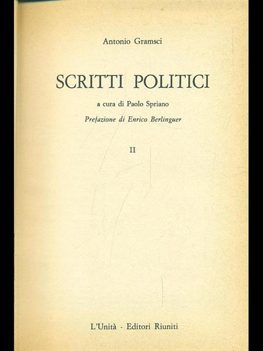 Scritti politici. Vol. 2 - Antonio Gramsci - 3