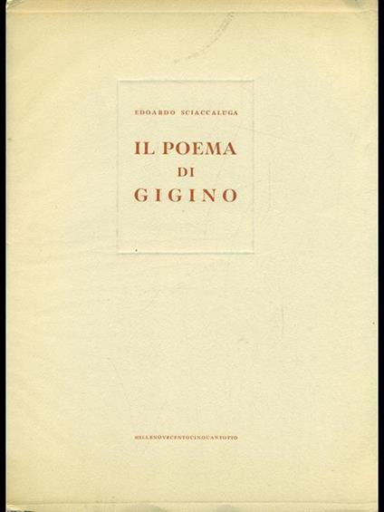 Il poema di Gigino - copertina