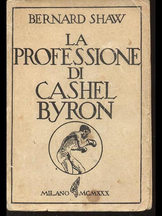 La professione di Cashel Byron - George Bernard Shaw - copertina
