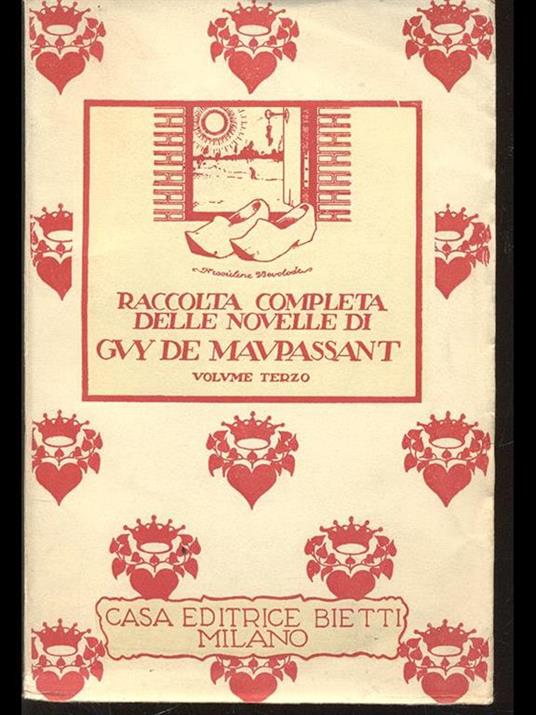 Raccolta completa delle novelle di Guy de Maupassant - volume terzo - Guy de Maupassant - copertina