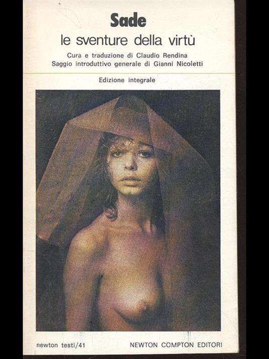 Le sventure della virtù - François de Sade - copertina