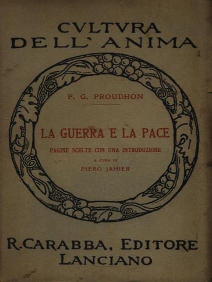 La guerra e la pace - copertina