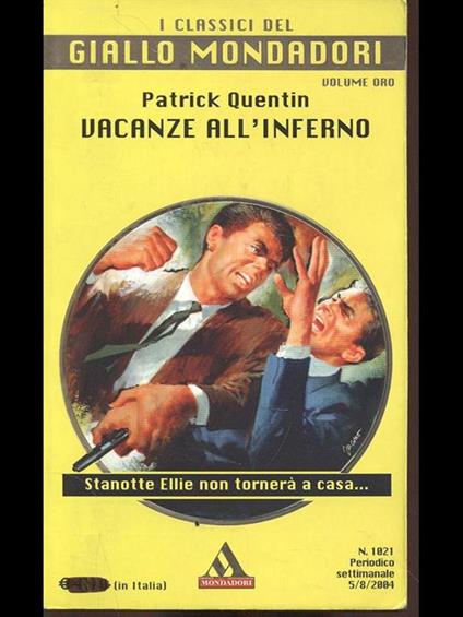 Vacanze all'inferno - Patrick Quentin - copertina