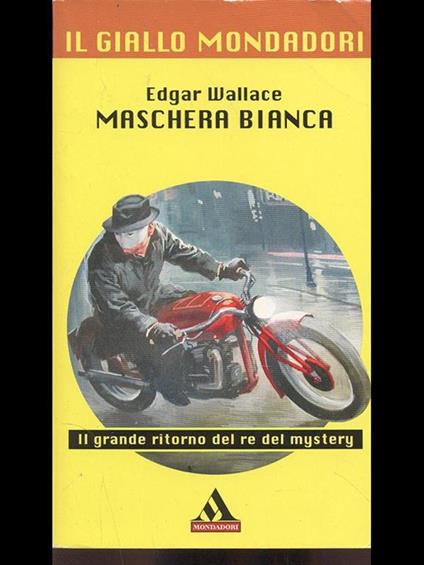Maschera bianca - Edgar Wallace - copertina