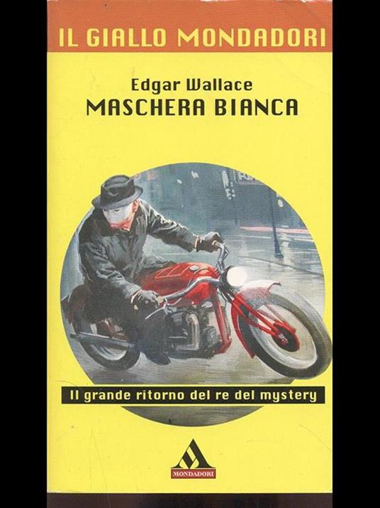 Maschera bianca - Edgar Wallace - copertina